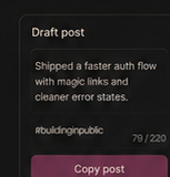 Bramble draft preview for sharing build progress